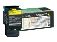 Bild von LEXMARK C540, C543, C544, X543, X544 Toner gelb Standardkapazität 1.000 Seiten 1er-Pack Rückgabe