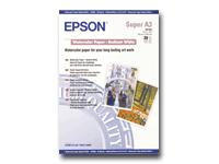Bild von EPSON S041352 Matte Papier Aquarell inkjet 190g/m2 A3+ 20 Blatt 1er-Pack