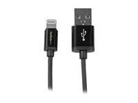 Bild von STARTECH.COM 1m Apple 8 Pin Lightning Connector auf USB Kabel - Schwarz - USB Kabel für iPhone / iPod / iPad