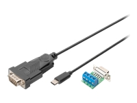 Bild von DIGITUS USB Typ-C to RS485 Converter 1m cable length FTDI chipset