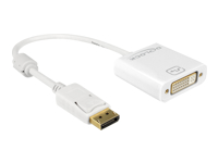 Bild von DELOCK Adapterkabel DisplayPort 1.2 Stecker > DVI 24+5 Buchse weiß 4K Passiv