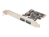 Bild von DIGITUS USB PCI Express Add-On card USB3.0 2-port A/F 1x LP bracket NEC UPD720202