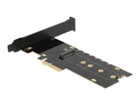 Bild von DELOCK PCI Express x4 Karte zu 1xintern NVMe M.2 Key M mit Kühlkörper und RGB LED Beleuchtung - Low Profile Formfaktor