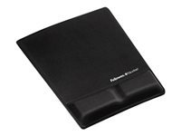 FELLOWES Tapis de souris - Repose-poignets Health-V™ - Noir Antibactérien
