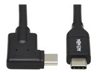 Bild von EATON TRIPPLITE USB-C Cable M/M - USB 3.2 Gen 1 5 Gbps Thunderbolt 3 Compatible Right-Angle Plug 1m 3,3ft.