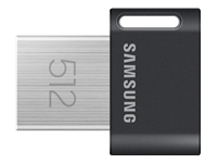 Bild von SAMSUNG FIT Plus USB-Stick Typ-A 512GB 400 MB/s Lesen 110 MB/s Schreiben kompakter USB 3.1 Flash Drive mit Schlüsselring Gray