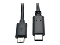 Bild von EATON TRIPPLITE USB Micro-B to USB-C Cable - USB 2.0 m/M 6ft. 1,83m