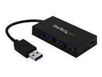 Bild von STARTECH.COM 4-Port USB Hub - USB 3.0 - USB-A to 3x USB-A and 1x USB-C