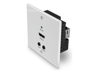 LINDY 70m Cat.6, HDMI, 4K60, HDBaseT, UK Wall Plate Extender