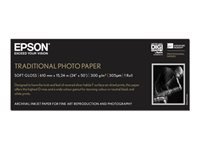 Bild von EPSON S045055 Traditional Foto Papier inkjet 330g/m2 610mm x 15m 1 Rolle 1er-Pack