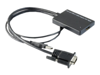 Bild von TECHLY SVGA und Audio zu HDMI Konverter unterstuetzt 165Mhz/1.65Gbps je Kanal Stromversorgung ueber USB