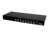 Bild von STARTECH.COM 8 Port 1HE DVI USB KVM Switch - 8-fach DVI-I / USB-B Umschalter zur Rack-Montage