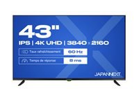 JAPANNEXT - Écran LED - 43p - 3840x2160 4K 60 Hz - IPS - 8 ms - Garantie 3 ans