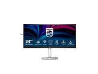 Bild von PHILIPS 34B2U5600C/00 86,36cm 34Zoll 3440x1440 120Hz VA CURVED MM ULTRAWIDE USB-C DOCKING DISPLAY RJ45 PD > 100 W USB HUB SPEAKERS