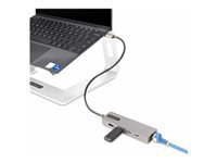 Bild von STARTECH.COM 3-Port USB-C Hub 2.5Gbps Ethernet 100W PD Pass-Through 10Gbps 2x USB-A/1x USB-C Mini USB Hub USB C auf USB