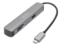 Bild von DIGITUS USB-C Dock 4K/30Hz HDMI/2x USB-A /SD/MicroSD