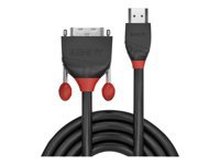 Bild von LINDY 0,5m HDMI/DVI-D Kabel Black Line HDTV und HDCP kompatibel