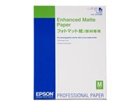 Bild von EPSON Enhanced matte Papier helle weiss inkjet 192g/m2 A2 50 Blatt 1er-Pack