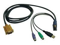 Bild von EATON TRIPPLITE USB/PS2 Combo Cable for NetDirector KVM Switches B020-U08/U16 and KVM B022-U16 15 ft. 4,57m