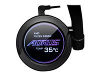 Bild von GIGABYTE AORUS WATERFORCE X 360 All-in-one Liquid Cooler with Circular LCD Display RGB Fusion 2.0 Triple 120mm ARGB