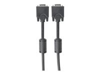 Bild von MANHATTAN SVGA Monitorkabel HD15 Stecker auf HD15 Stecker mit Ferritkernen schwarz 3 m im Polybag