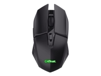 TRUST Souris gaming sans fil FELOX rétroéclairée - Noire