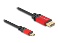 Bild von DELOCK ?USB Type-C zu DisplayPort Kabel DP Alt Mode 8K 30 Hz mit HDR Funktion 2m rot