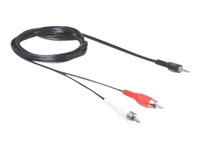 Bild von DELOCK Kabel Audio 3,5 mm Klinkenstecker > 2 x Cinch Stecker 5 m