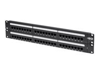 Bild von EATON TRIPPLITE 48-Port 2U Rack-Mount Cat6/Cat5 110 Patch Panel 568B RJ45 Ethernet TAA