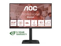 Bild von AOC 24E4CV 60,45cm 23,8Zoll FHD IPS 120Hz 4ms 300cd/m2 HDMI DP USB-C PD90W Speakers Pivot