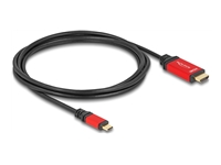 Bild von DELOCK ?USB Type-C zu HDMI Kabel DP Alt Mode 8K 60 Hz mit HDR Funktion 2m rot