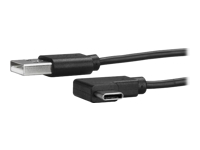 Bild von STARTECH.COM USB-A auf USB-C Kabel - rechts gewinkelt - St/St - 1m - USB 2.0 Kabel - USB Typ-C - USB A zu USB-C Kabel