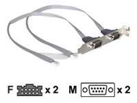 Bild von DELOCK MBz Delock Dual ComPort Kabel 2mm Buchse