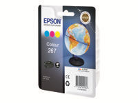 Bild von EPSON 267 Tinte cyan, magenta und gelb Standardkapazität 200 Seiten 1-pack RF-AM blister