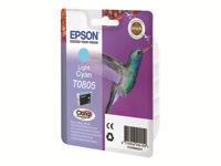 Bild von EPSON T0805 Tinte hell cyan Standardkapazität 7.4ml 350 Seiten 1-pack blister ohne Alarm