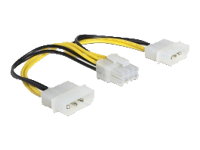 Bild von DELOCK Kabel Power 8 Pin EPS > 2 x 4 Pin Molex