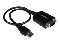 Bild von STARTECH.COM USB 2.0 auf Seriell Adapter - USB zu RS232 / DB9 Schnittstellen Konverter (COM) - Stecker / Stecker 0,3m