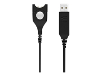 Bild von EPOS SENNHEISER USB-ED 01 Adapterkabel EasyDisconnect (QD) auf USB - Soundkarte in USB Stecker integriert