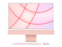 Bild von APPLE iMac 4,5K 59,62cm 23,5Zoll Apple M1 Chip 8C CPU und 7C GPU 16C N.E. 8GB 256GB SSD MM MaKey DE - Pink