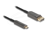 Bild von DELOCK Aktives Optisches Kabel USB Type-C zu DisplayPort 8K 60 Hz 40 Gbps 5m